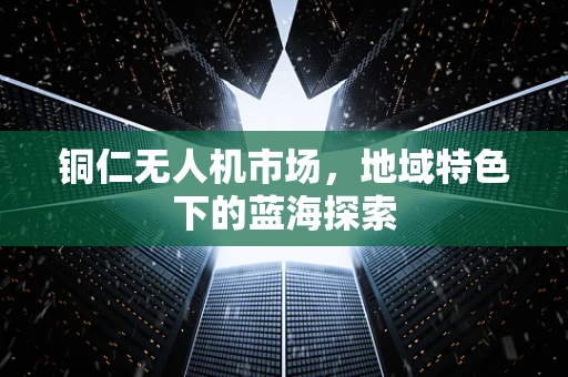 铜仁无人机市场，地域特色下的蓝海探索