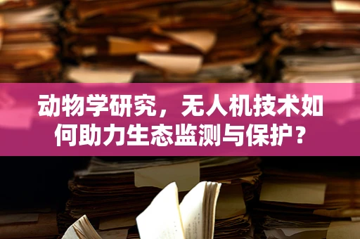 动物学研究，无人机技术如何助力生态监测与保护？