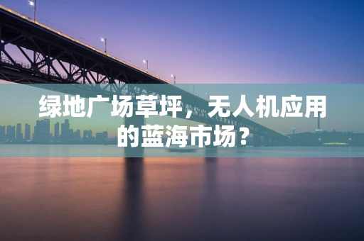 绿地广场草坪，无人机应用的蓝海市场？