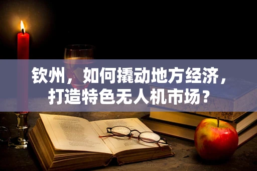 钦州，如何撬动地方经济，打造特色无人机市场？