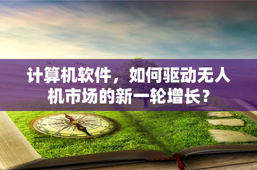 计算机软件，如何驱动无人机市场的新一轮增长？