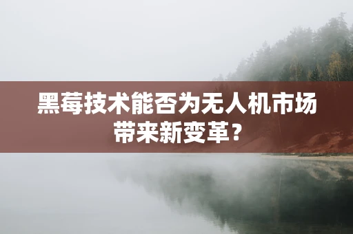 黑莓技术能否为无人机市场带来新变革？