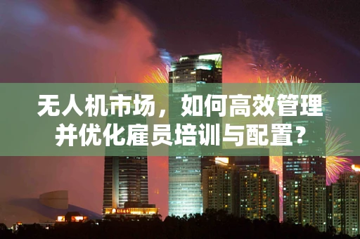 无人机市场，如何高效管理并优化雇员培训与配置？