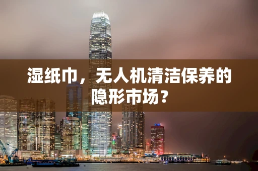 湿纸巾，无人机清洁保养的隐形市场？