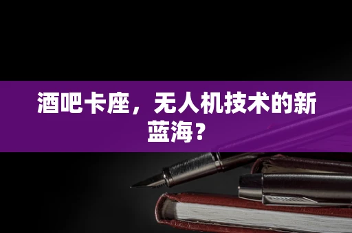 酒吧卡座，无人机技术的新蓝海？