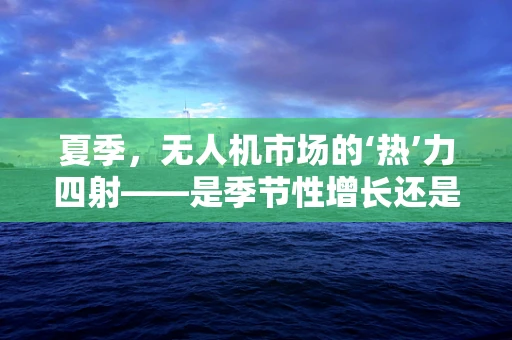 夏季，无人机市场的‘热’力四射——是季节性增长还是长期趋势？