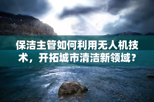 保洁主管如何利用无人机技术，开拓城市清洁新领域？