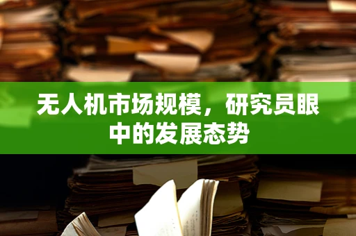 无人机市场规模，研究员眼中的发展态势